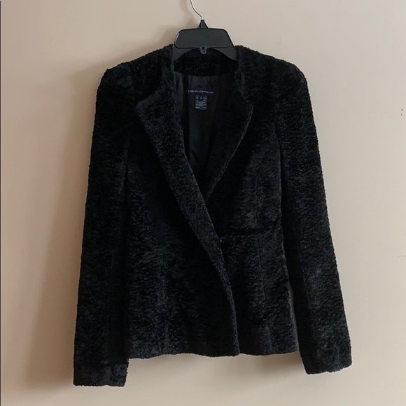 French Connection Velvet Textured Jacket - Picture 2 of 6